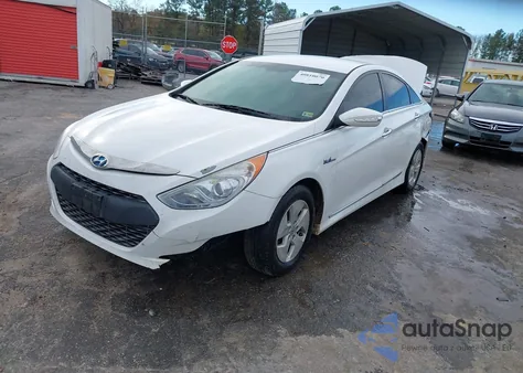 2011 Hyundai Sonata Hybrid из США, поврежденный, VIN KMHEC4A48BA018017